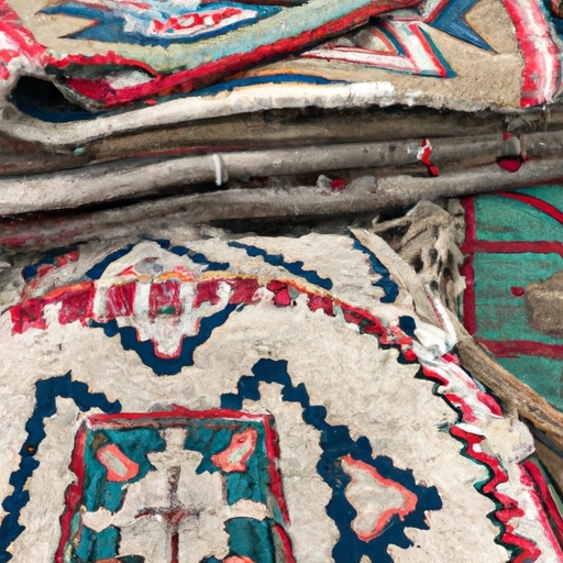 Navajo rug materials