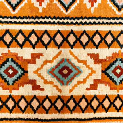 Luxurious Handmade Southwestern Home Rug