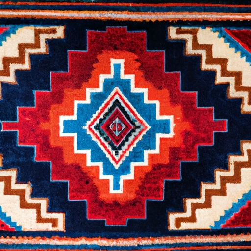 Rustic Vintage Southwestern Area Rug