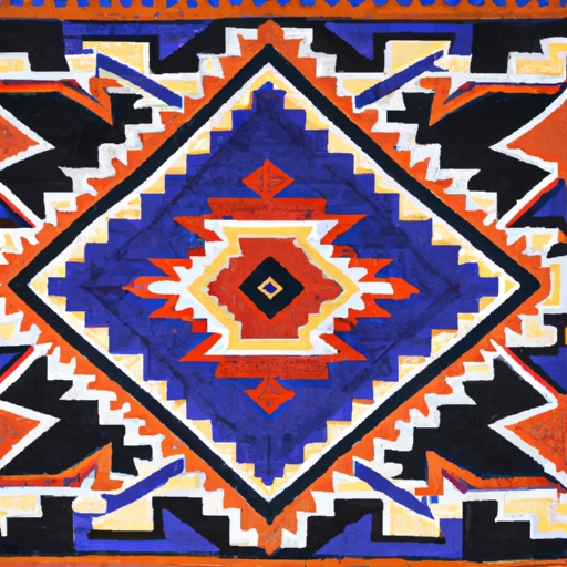 Bohemian Handcrafted Southwestern Floor Rug