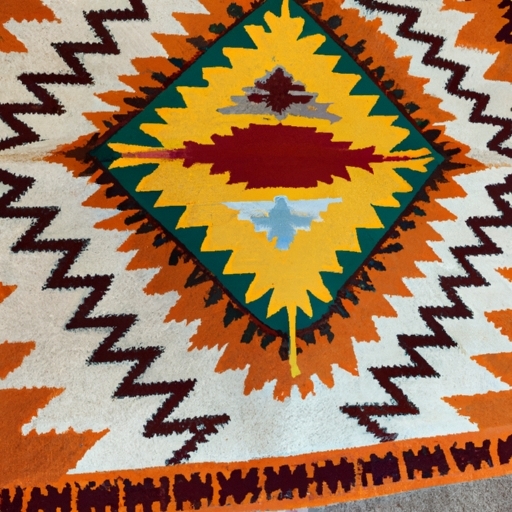 Stylish Handmade Southwestern Rug