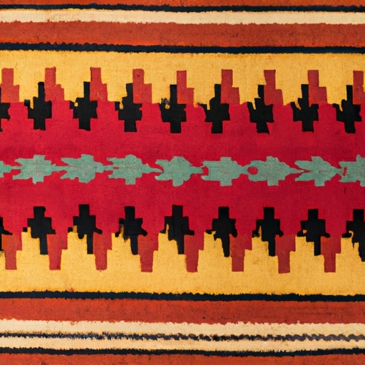 southwestern theme pattern rug