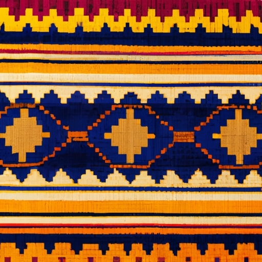 Elegant Artisan Southwestern Design Rug