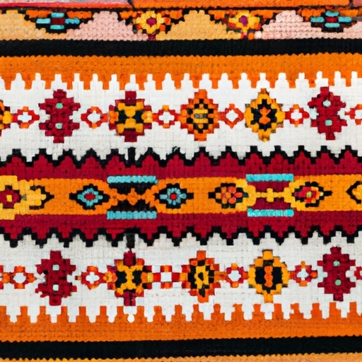 Unique Ethnic Southwestern Floor Rug